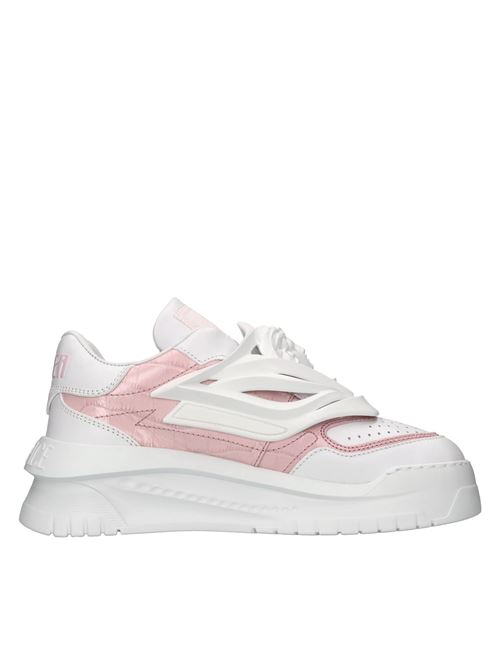 Sneakers in pelle e gomma VERSACE | 1005215 1A09419BIANCO-ROSA